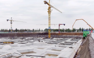 中国供销华北农副产品交易中心项目建设现场