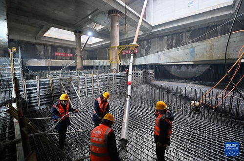 天津在建最深地铁车站主体结构即将完工
